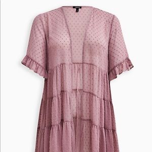 Torrid Ruffle Kimono NWT 4X